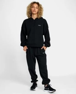 RVCA VA ESSENTIAL HOODIE -Rvca avjft00118 rvcaw blk sd1