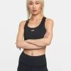 RVCA VA ESSENTIAL MID SUPPORT SPORTS BRA