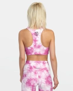 RVCA THUG ROSE ESSENTIAL SPORTS BRA 9 RVCA THUG ROSE ESSENTIAL SPORTS BRA -Rvca avjkt00233 rvcaw mgj0 bck1