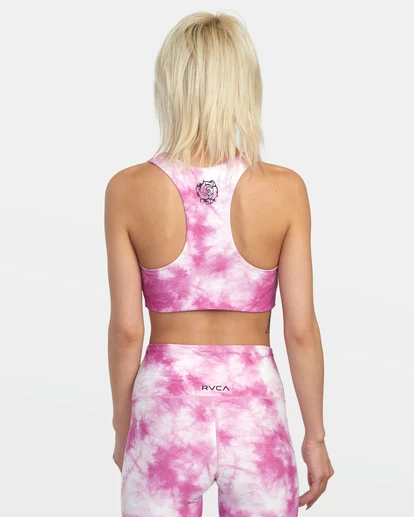 RVCA THUG ROSE ESSENTIAL SPORTS BRA 4 RVCA THUG ROSE ESSENTIAL SPORTS BRA - Image 4
