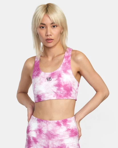 RVCA THUG ROSE ESSENTIAL SPORTS BRA 1 RVCA THUG ROSE ESSENTIAL SPORTS BRA