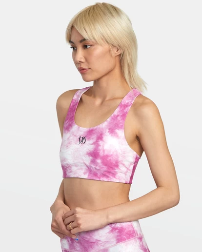 RVCA THUG ROSE ESSENTIAL SPORTS BRA 2 RVCA THUG ROSE ESSENTIAL SPORTS BRA - Image 2