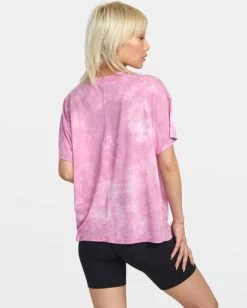 RVCA Thug Rose Oversized T-Shirt -Rvca avjkt00235 rvcaw mgj0 bck1