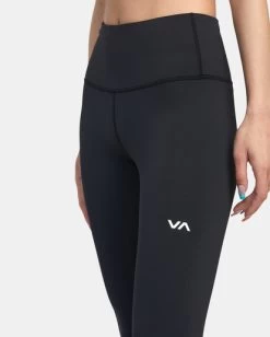 RVCA VA ESSENTIAL WORKOUT LEGGINGS -Rvca avjnp00123 rvcaw blk dtl1
