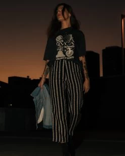 RVCA DRIP CROPPED PANTS