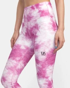RVCA THUG ROSE ESSENTIAL HIGH WAIST LEGGINGS -Rvca avjnp00242 rvcaw mgj0 dtl1