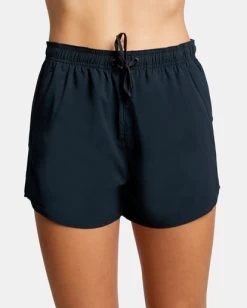 RVCA VA ESSENTIAL YOGGER STRETCH SPORT SHORT -Rvca avjns00118 rvcaw blk dtl1
