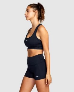 RVCA VA ESSENTIAL BOOTY SHORTS 8 RVCA VA ESSENTIAL BOOTY SHORTS -Rvca avjns00121 rvcaw blk sd1