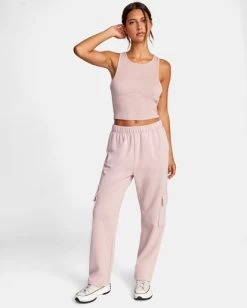 RVCA Test Drive Cropped Tank Top -Rvca avjto00133 rvcaw dsr sd1