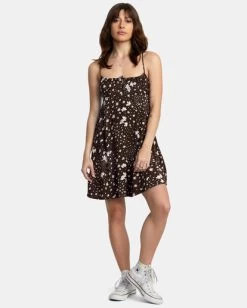 RVCA OVERTIME SUN DRESS -Rvca avjwd00204 rvcaw ctf0 sd1