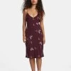 RVCA ROSE NAMAJUNAS OH LORD MIDI DRESS