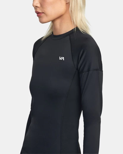 RVCA VA SPORT LONG SLEEVE COMPRESHORT SLEEVEION TOP 4 RVCA VA SPORT LONG SLEEVE COMPRESHORT SLEEVEION TOP - Image 4