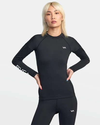 RVCA VA SPORT LONG SLEEVE COMPRESHORT SLEEVEION TOP 1 RVCA VA SPORT LONG SLEEVE COMPRESHORT SLEEVEION TOP