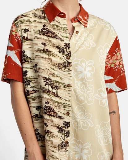 RVCA DONNY SHORT SLEEVE SHIRT 4 RVCA DONNY SHORT SLEEVE SHIRT - Image 4