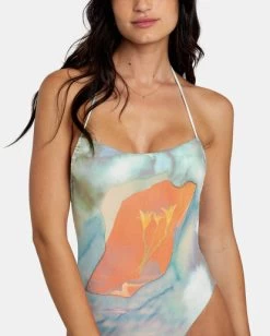 RVCA ANP ONE-PIECE SWIMSUIT -Rvca avjx100141 rvcaw mul dtl1