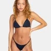 RVCA SOLID SLIDE TRIANGLE BIKINI TOP