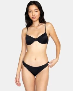 RVCA SOLID UNDERWIRE BIKINI TOP