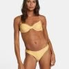 RVCA SUNKISSED UNDERWIRED BIKINI TOP