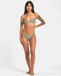 RVCA FLOWER FIELD UNDERWIRE BIKINI TOP -Rvca avjx300367 rvcaw mul sd1
