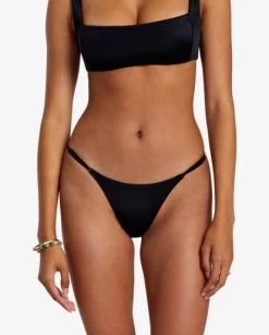 RVCA Solid Ultra Skimpy Bikini Bottoms -Rvca avjx400248 rvcaw blk dtl1