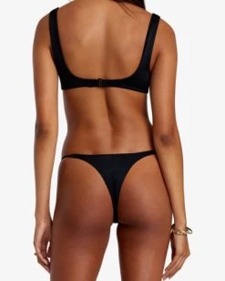 RVCA Solid Ultra Skimpy Bikini Bottoms -Rvca avjx400248 rvcaw blk dtl3