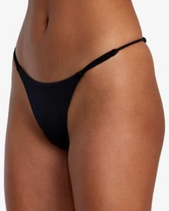 RVCA Solid Ultra Skimpy Bikini Bottoms -Rvca avjx400248 rvcaw blk sd1