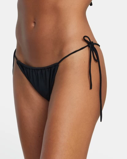 RVCA SOLID TIE SKIMPY BIKINI BOTTOMS 5 RVCA SOLID TIE SKIMPY BIKINI BOTTOMS - Image 5