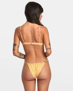RVCA SUNKISSED SLIDE MEDIUM REVERSIBLE BIKINI BOTTOMS