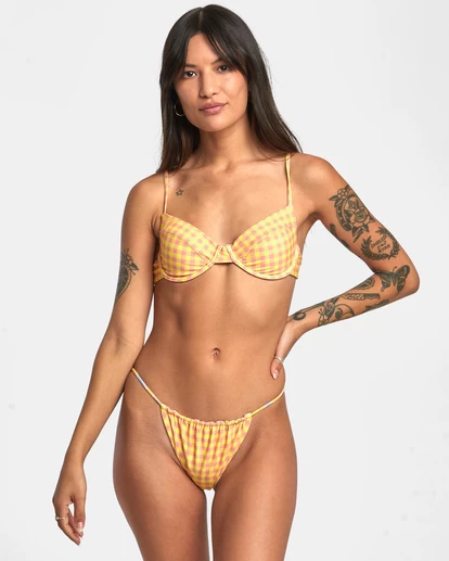 RVCA SUNKISSED SLIDE MEDIUM REVERSIBLE BIKINI BOTTOMS 2 RVCA SUNKISSED SLIDE MEDIUM REVERSIBLE BIKINI BOTTOMS - Image 2