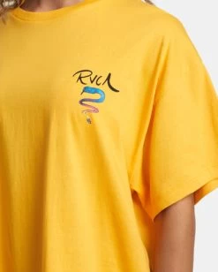 RVCA ROSE MACHADO SNAKE T-SHIRT -Rvca avjzt00772 rvcaw mgd dtl2