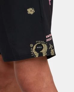 RVCA VA PIGMENT ELASTIC BOARDSHORTS 17” -Rvca avybs00204 rvcaw pnm0 dtl1