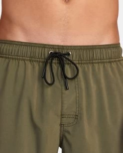 RVCA VA Pigment Elastic Boardshorts 17" 10 RVCA VA Pigment Elastic Boardshorts 17" -Rvca avybs00207 rvcaw olv dtl3