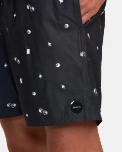 RVCA PERRY ELASTIC BOARDSHORTS 17" -Rvca avybs00267 rvcaw kvj0 dtl1