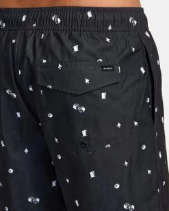 RVCA PERRY ELASTIC BOARDSHORTS 17" -Rvca avybs00267 rvcaw kvj0 dtl3