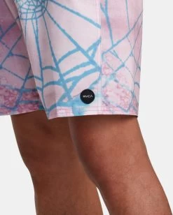 RVCA Colin SuShort Sleeveingham Elastic Boardshorts 18" -Rvca avybs00303 rvcaw php0 dtl2