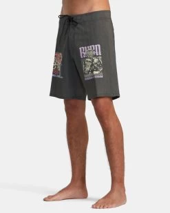 RVCA MARTIN ANDER ELASTIC BOARDSHORTS 18"