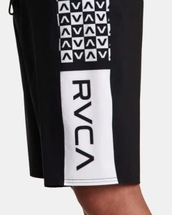 RVCA BARRON MAMIYA 19" VOLLEYS -Rvca avybs00311 rvcaw blk dtl1
