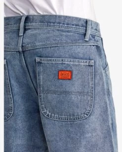 RVCA CHAINMAIL DENIM SHORTS -Rvca avyds00100 rvcaw brl0 dtl3