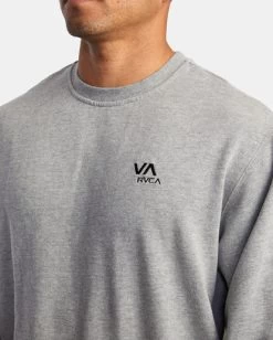 RVCA VA ESSENTIAL CREWNECK SWEATSHIRT 10 RVCA VA ESSENTIAL CREWNECK SWEATSHIRT -Rvca avyft00192 rvcaw shbh dtl1