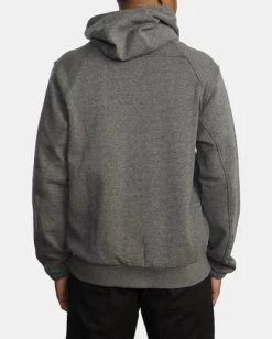 RVCA TECH ZIP-UP FLEECE HOODIE II -Rvca avyft00303 rvcaw ahr bck3