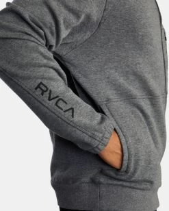 RVCA TECH ZIP-UP FLEECE HOODIE II -Rvca avyft00303 rvcaw ahr dtl2
