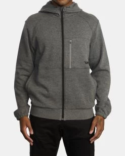 Rvca 8 RVCA TECH ZIP-UP FLEECE HOODIE II