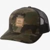 RVCA VA ALL THE WAY CURVED BRIM TRUCKER HAT