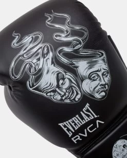 RVCA EVERLAST X MISTER CARTOON BOXING GLOVES -Rvca avyhn00107 rvcaf blk dtl1