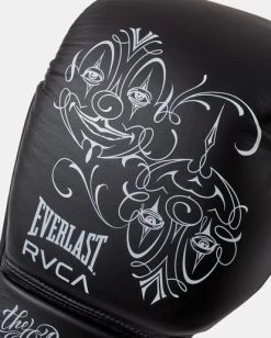 RVCA EVERLAST X MISTER CARTOON BOXING GLOVES -Rvca avyhn00107 rvcaf blk dtl2