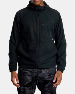 RVCA YOGGER ZIP-UP HOODED JACKET II