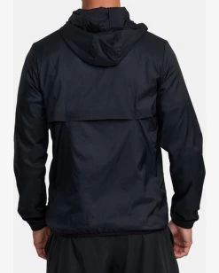 RVCA RUNNER LIGHTWEIGHT TRAINING JACKET -Rvca avyjk00216 rvcaw blk bck3