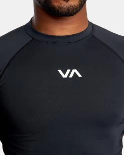RVCA SPORT RASHGUARD -Rvca avykt00117 rvcaw blk dtl1