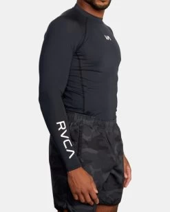 RVCA SPORT RASHGUARD -Rvca avykt00117 rvcaw blk dtl3