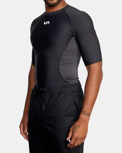 RVCA COMPRESSION PERFORMANCE SPORT T-SHIRT 2 RVCA COMPRESSION PERFORMANCE SPORT T-SHIRT - Image 2